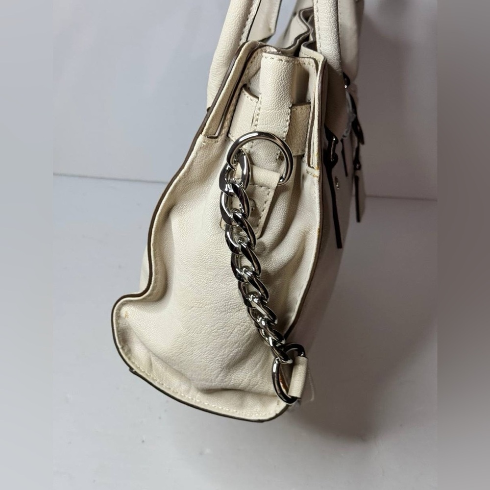 Michael Kors Hamilton Satchel Shoulder Bag Ivory - Picture 9 of 14